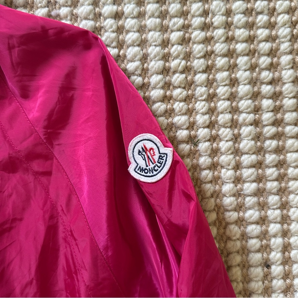 Moncler Pink Rain Jacket/windbreaker